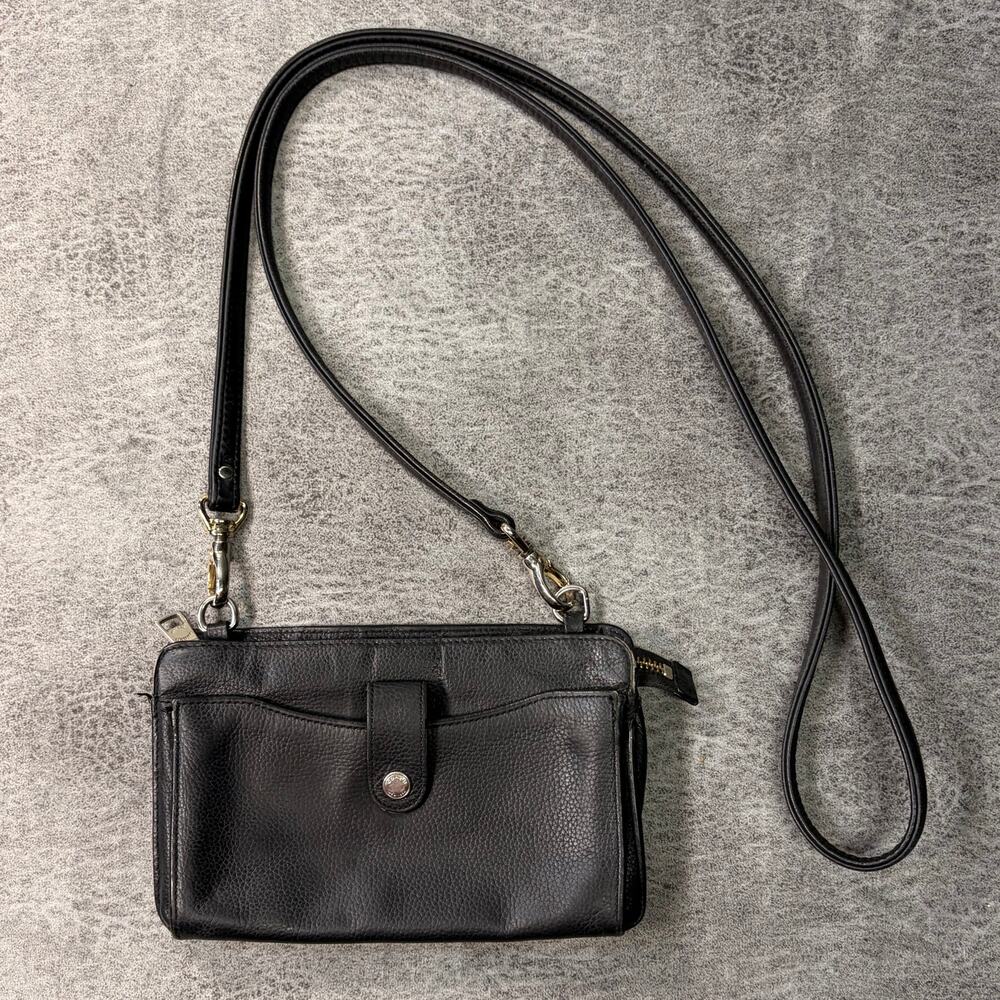 Coach Noa Black Leather Shoulder Bag